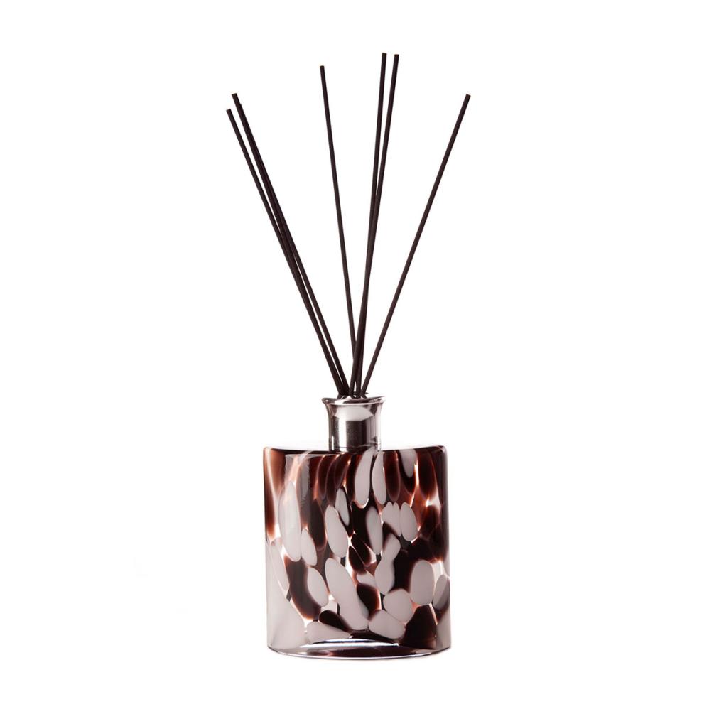 Amelia Art Glass Black & White Large Ellipse Reed Diffuser £19.34
